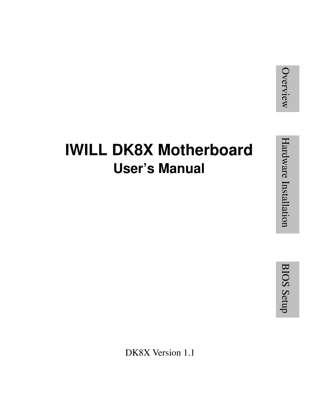 3Com user manual Iwill DK8X Motherboard 