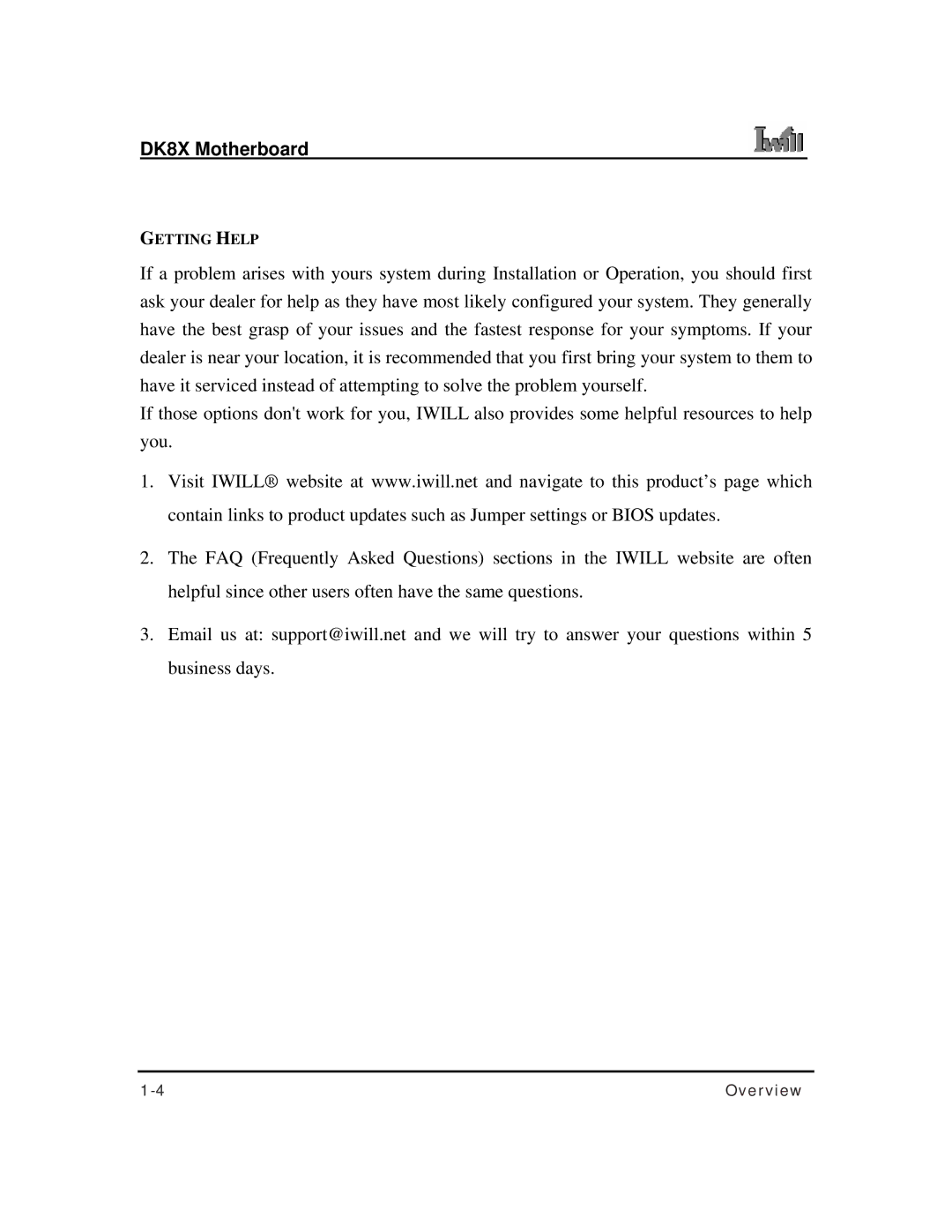 3Com DK8X user manual Getting Help 