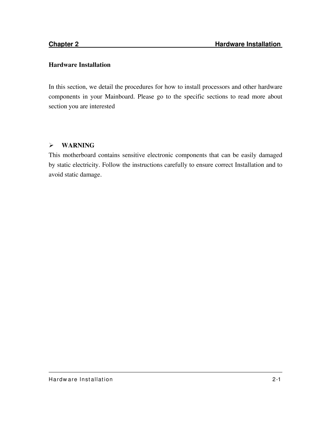 3Com DK8X user manual Chapter Hardware Installation 