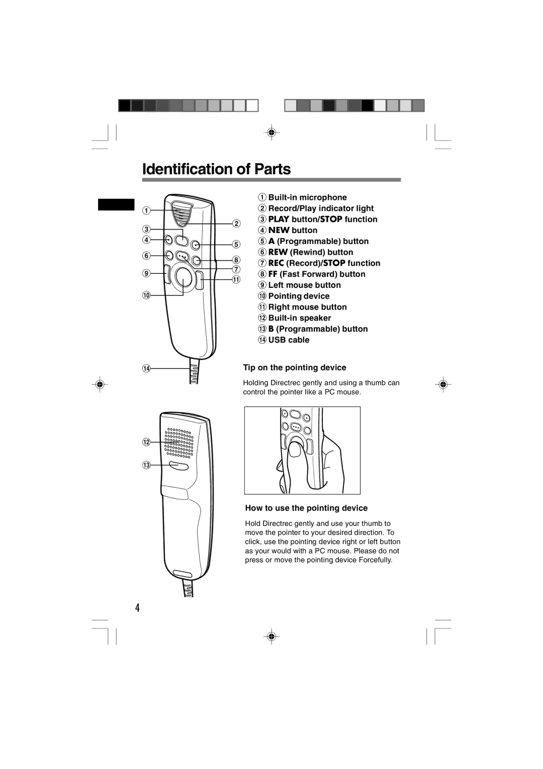 3Com DR-1000 manual Identification of Parts 