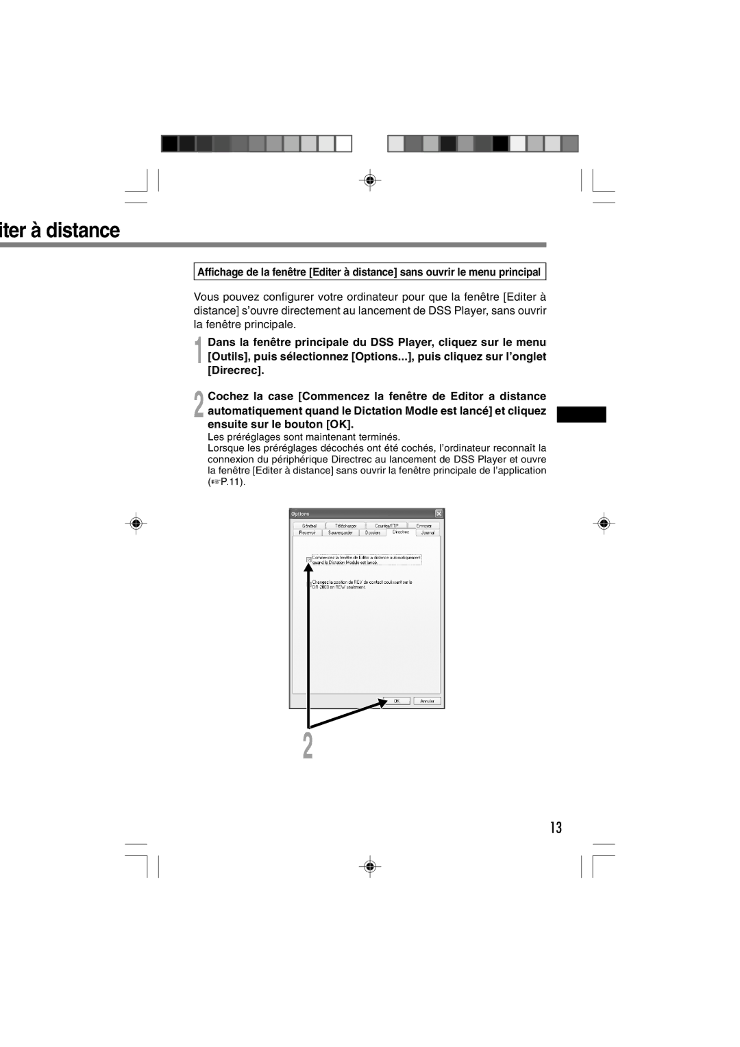 3Com DR-1000 manual Iter à distance 