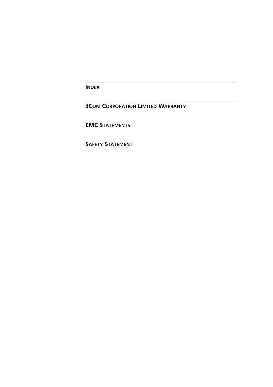 3Com DSA-3CV1001-02 service manual 