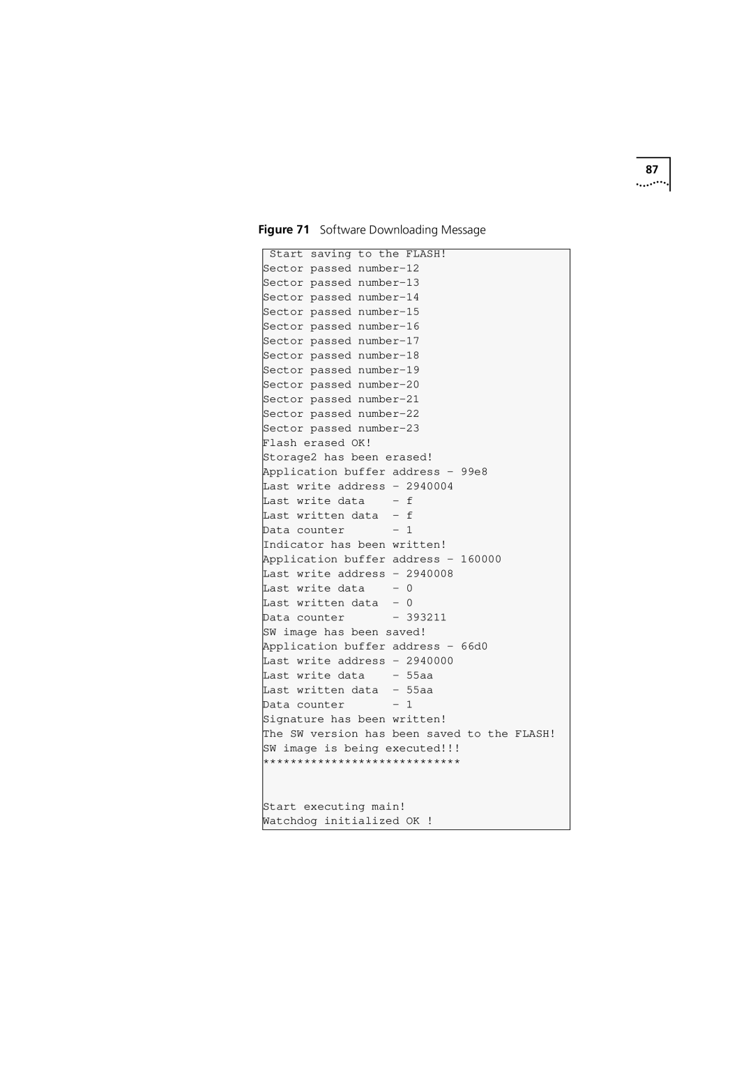 3Com DSA-3CV1001-02 service manual Flash 