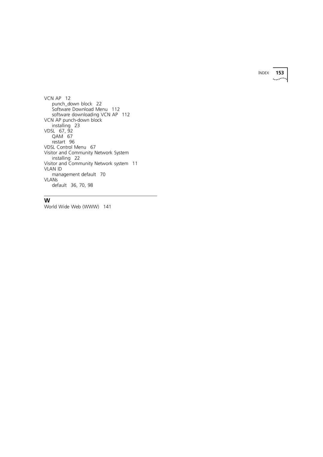 3Com DSA-3CV1100-02 service manual Vlan ID 