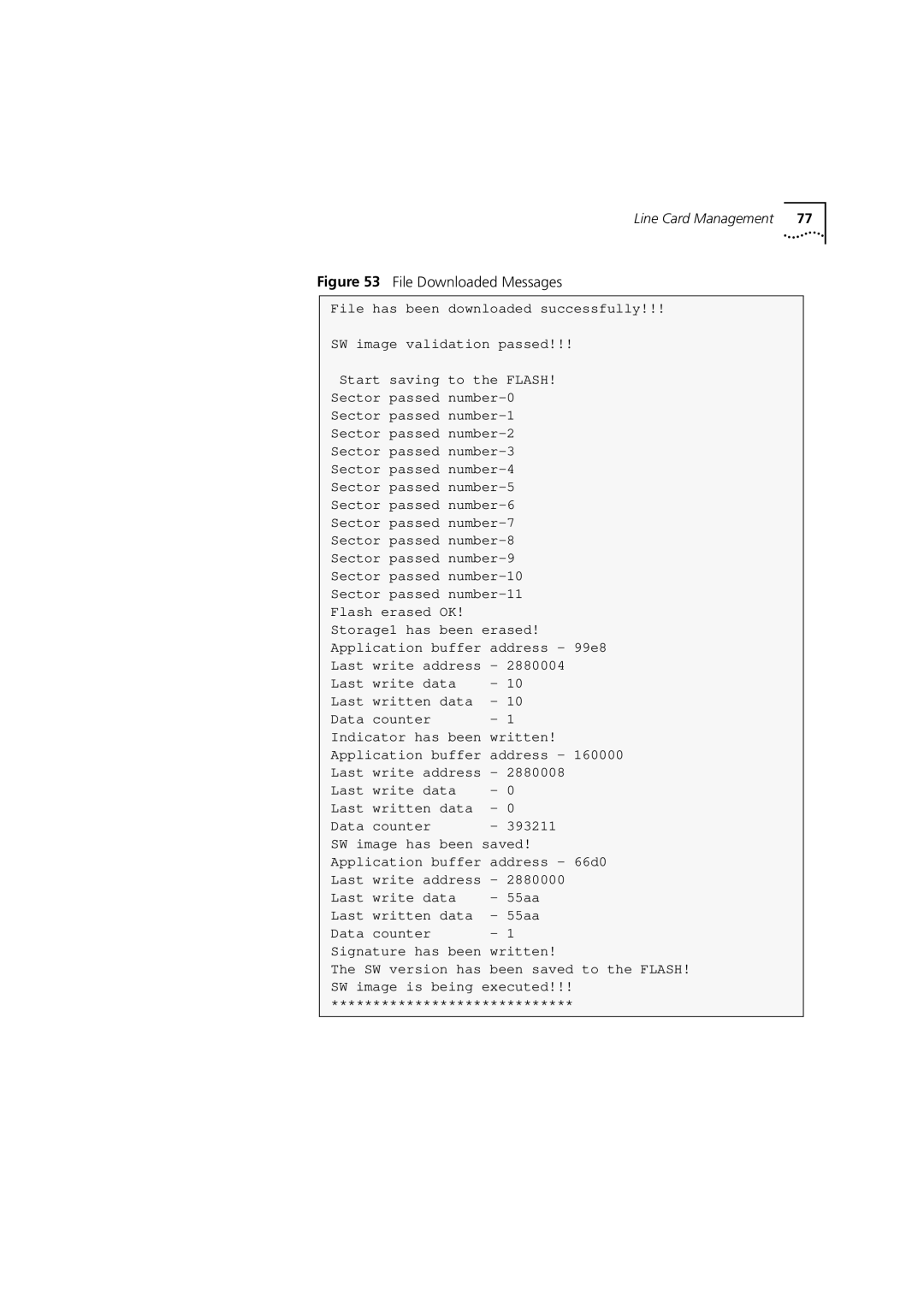 3Com DSA-3CV1100-02 service manual File Downloaded Messages 