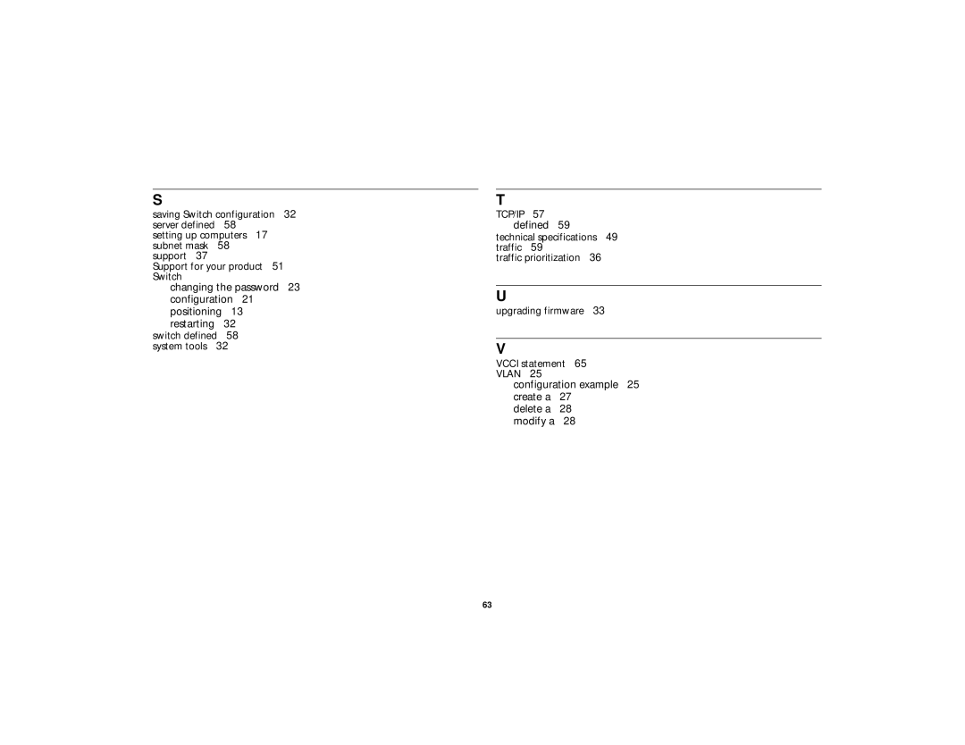 3Com 2816-SFP Plus (3C16485), DUA 1648-5AAA02 manual Configuration example 25 create a Delete a 28 modify a 