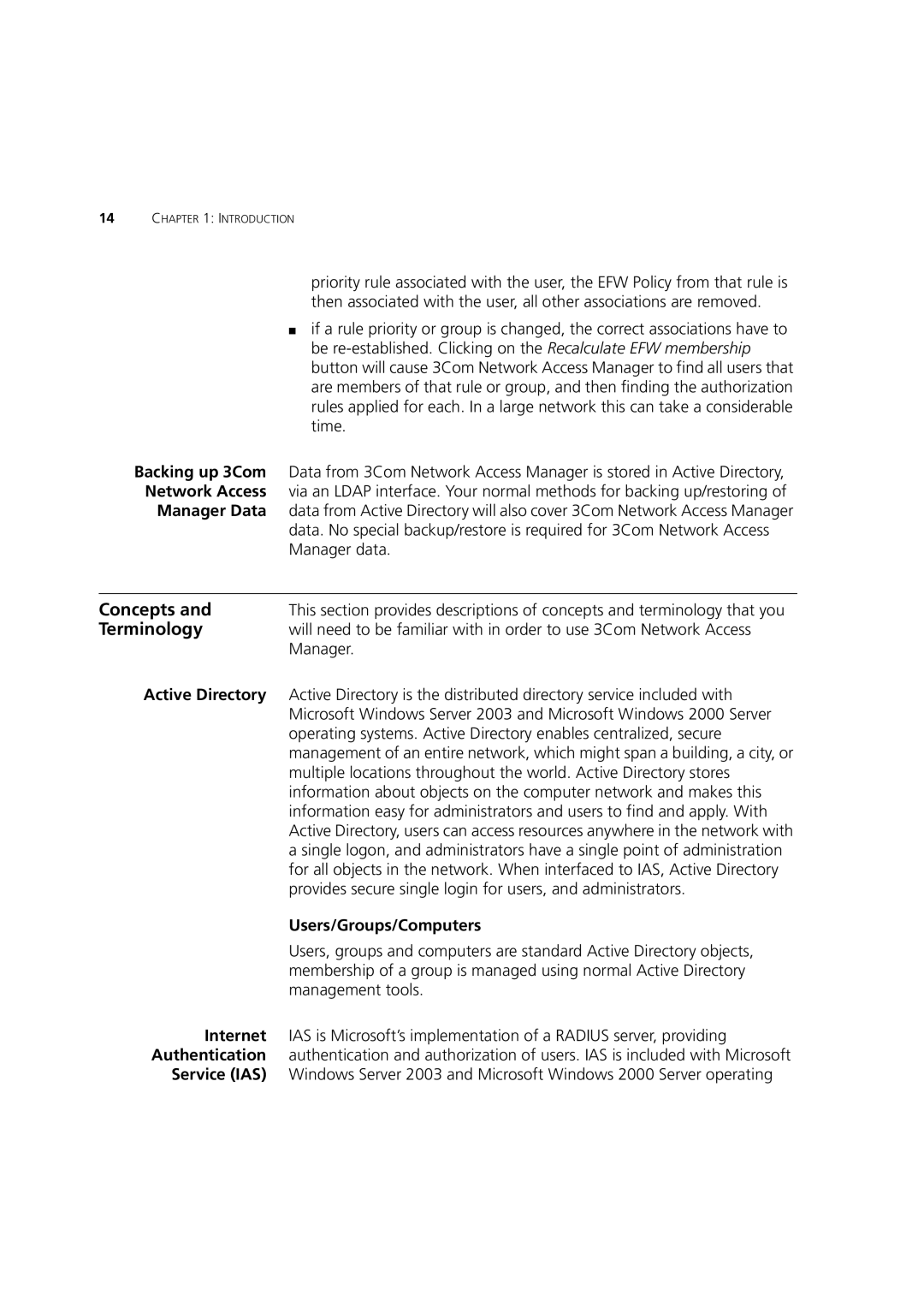 3Com DUA1550-0AAA02 manual Concepts, Terminology 