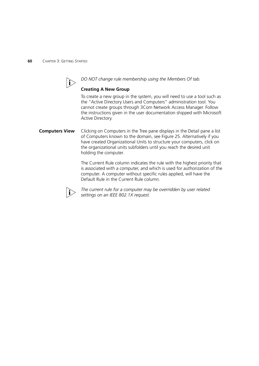 3Com DUA1550-0AAA02 manual Creating a New Group 