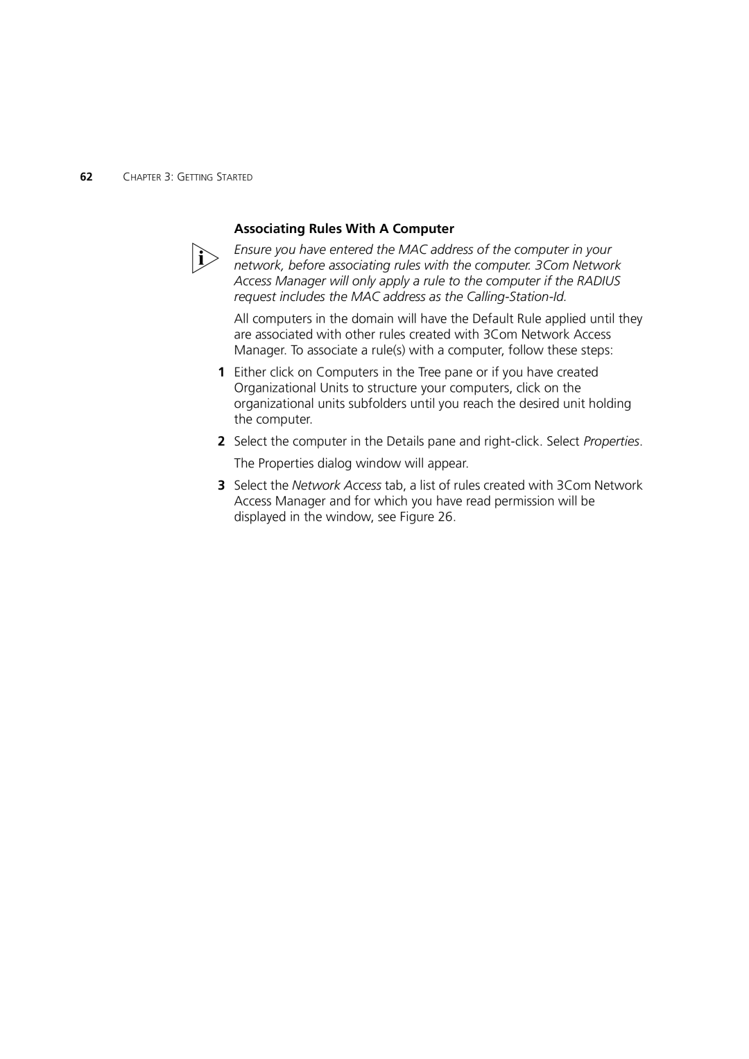 3Com DUA1550-0AAA02 manual Associating Rules With a Computer 