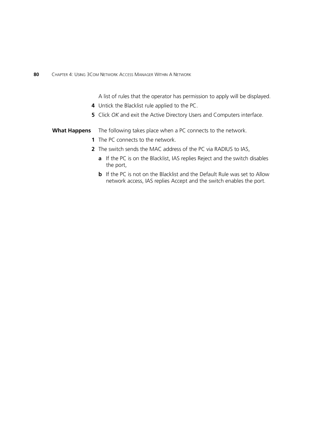 3Com DUA1550-0AAA02 manual Using 3COM Network Access Manager Within a Network 