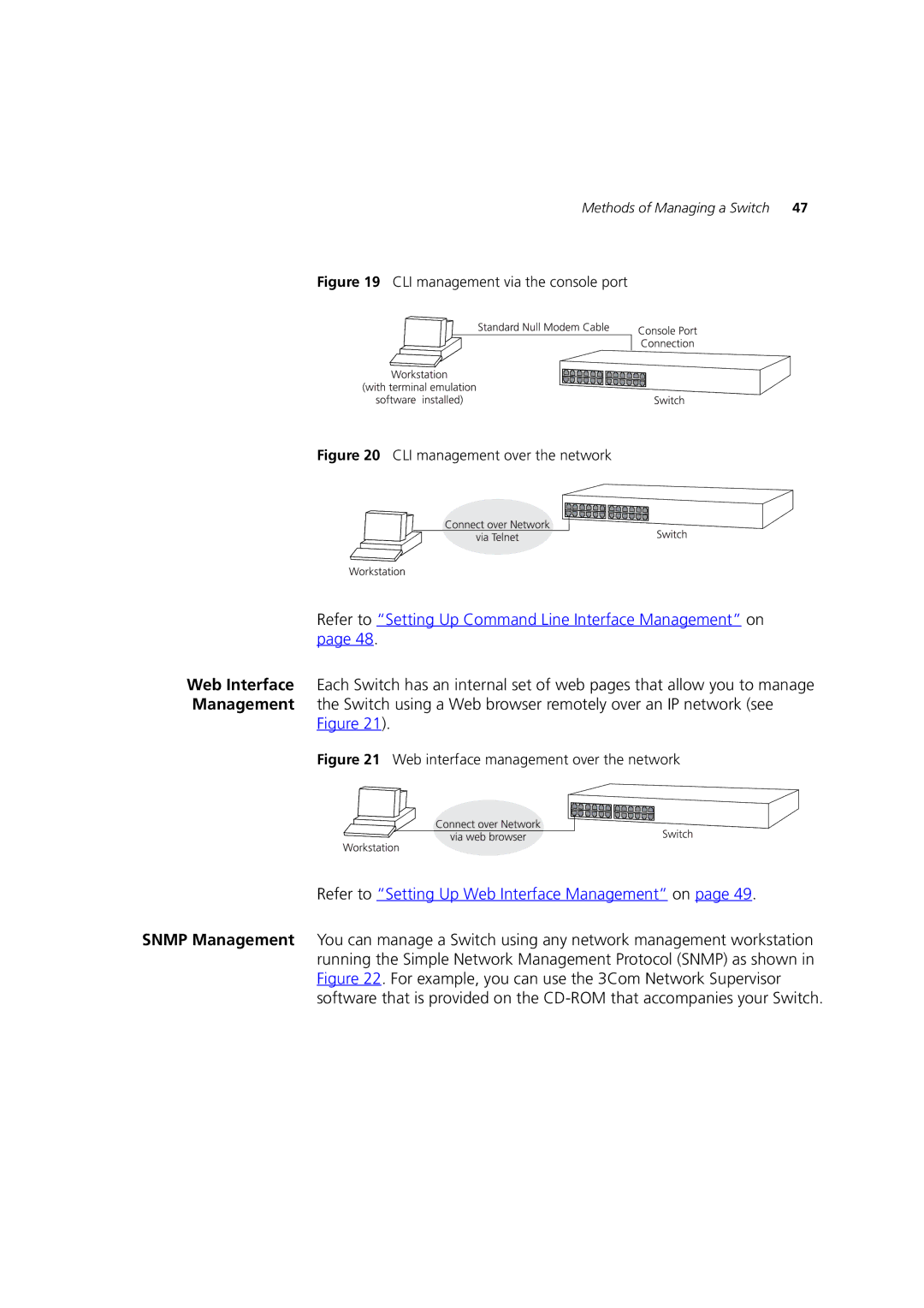 3Com DUA1770-0AAA04 manual Refer to Setting Up Command Line Interface Management on 