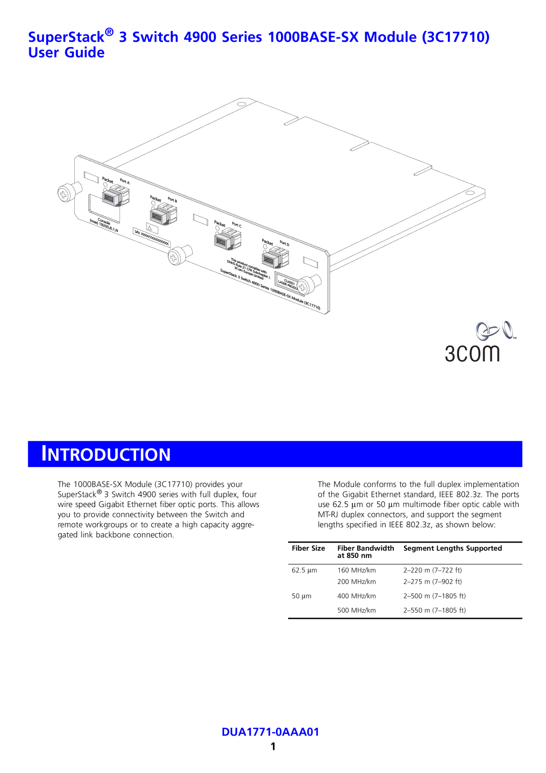 3Com DUA1771-0AAA01 manual Introduction, MaxConsole 