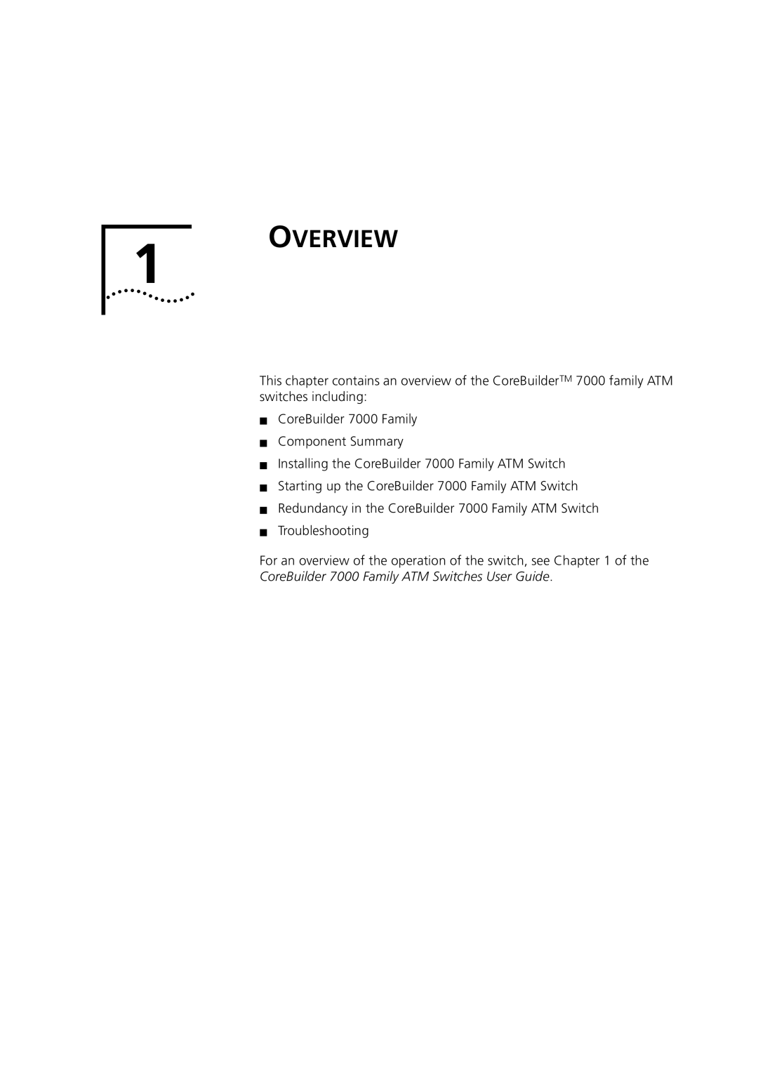 3Com DUA3700-0BAA04 manual Overview 