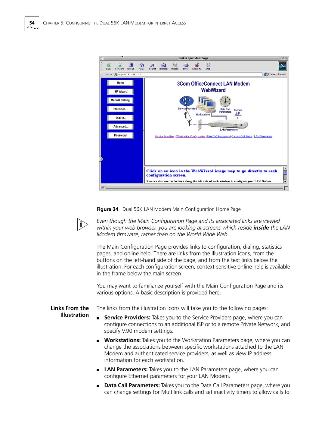 3Com Dual 56K manual Links From the Illustration 