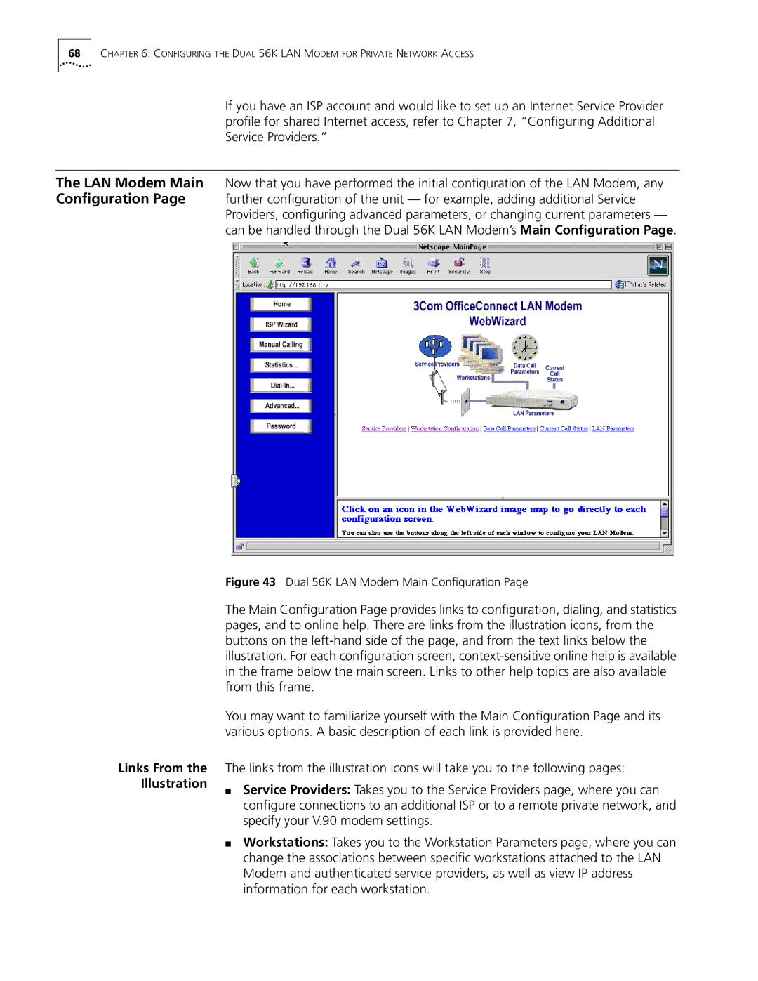 3Com manual Dual 56K LAN Modem Main Conﬁguration 