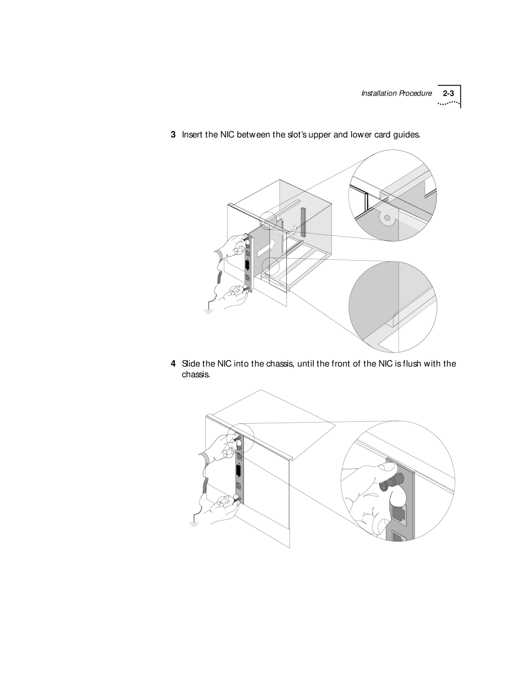 3Com E3 manual Installation Procedure 