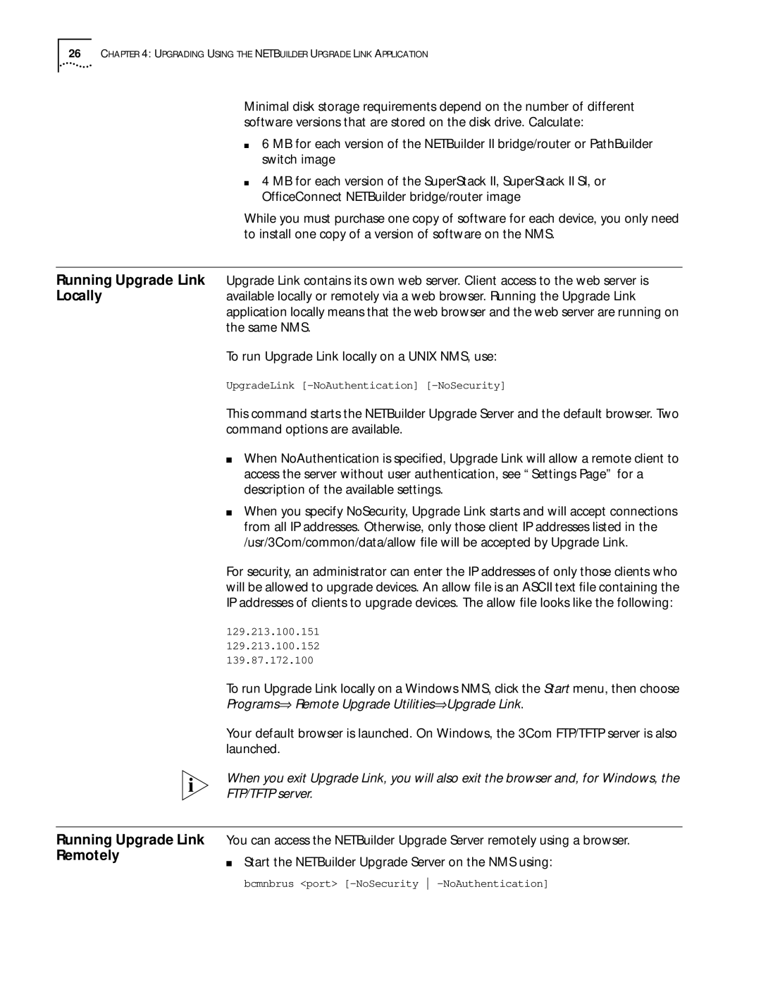 3Com ENTERPRISE OS 11.3 manual Remotely, Programs⇒ Remote Upgrade Utilities⇒Upgrade Link 