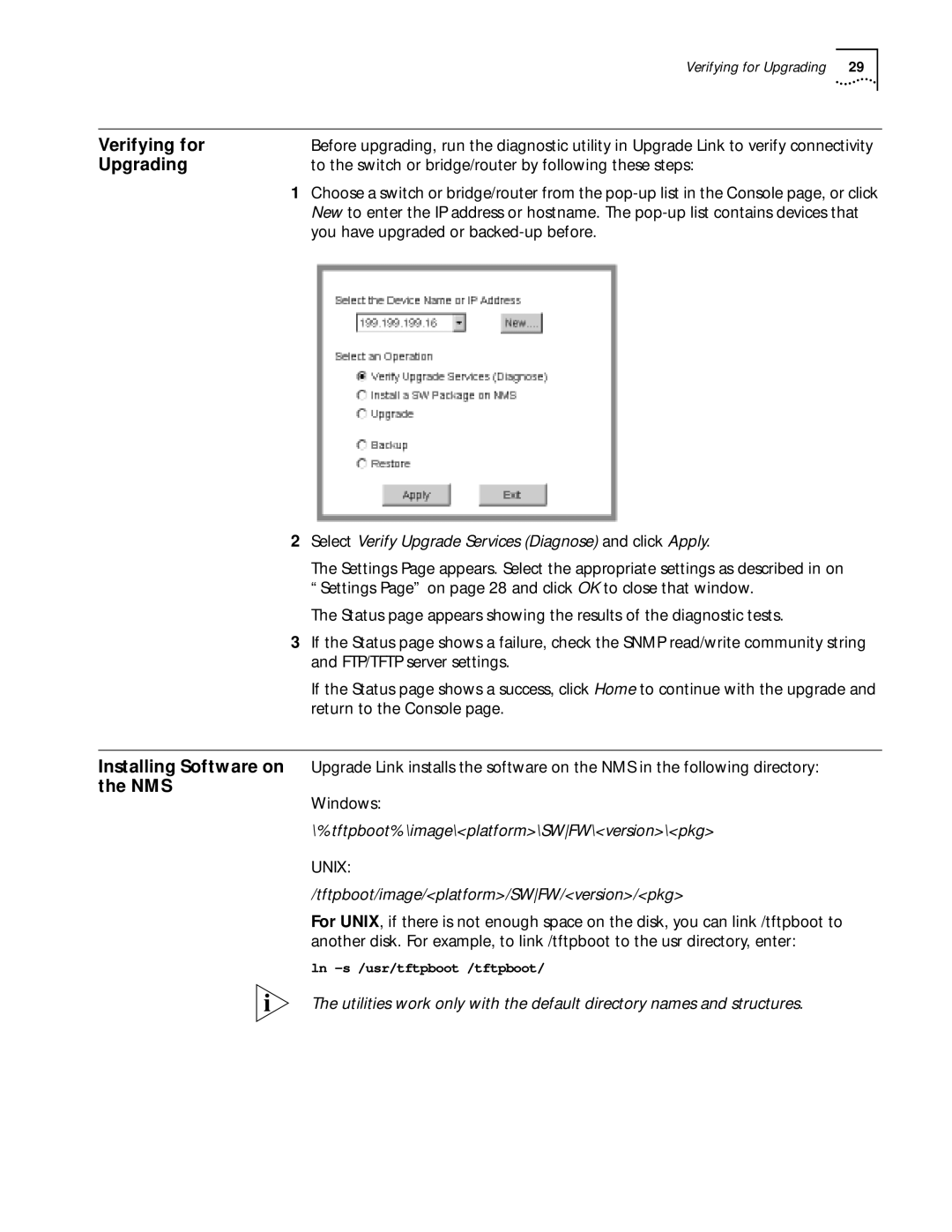 3Com ENTERPRISE OS 11.3 manual Verifying for, Upgrading, To the switch or bridge/router by following these steps 