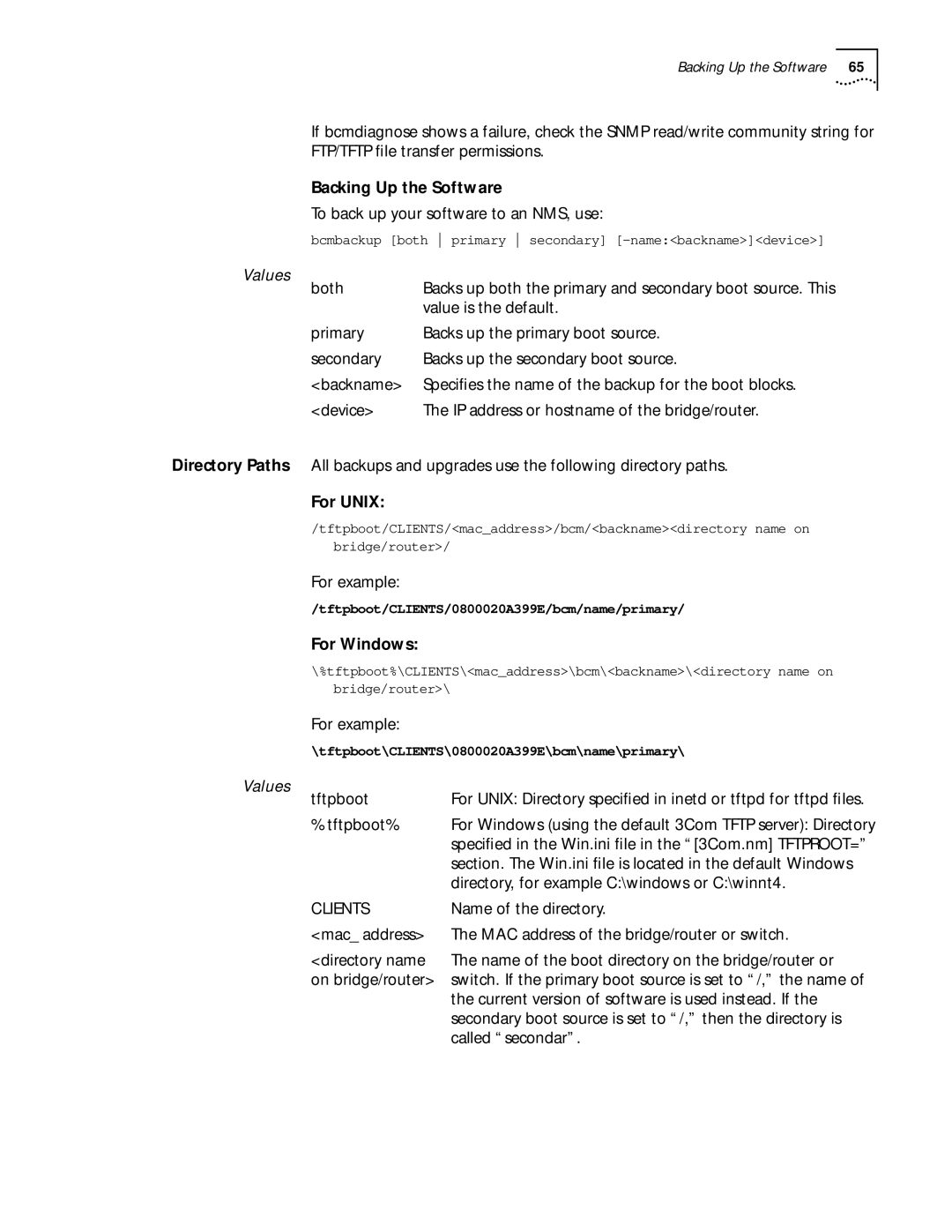 3Com ENTERPRISE OS 11.3 manual For Unix, For Windows 