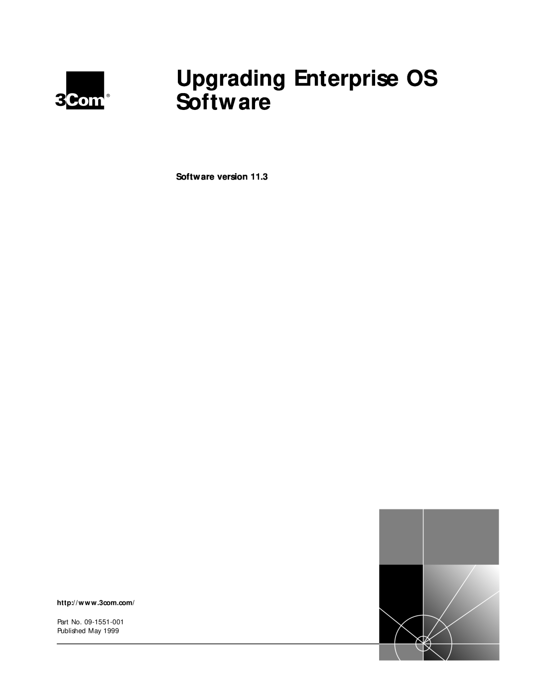 3Com ENTERPRISE OS 11.3 manual Upgrading Enterprise OS Software, Software version 