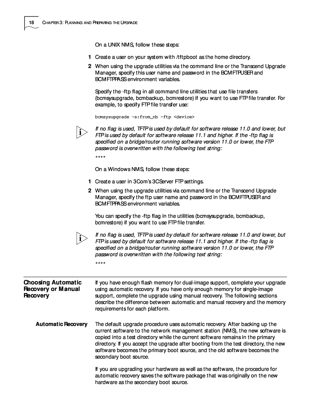 3Com ENTERPRISE OS 11.3 manual On a UNIX NMS, follow these steps 