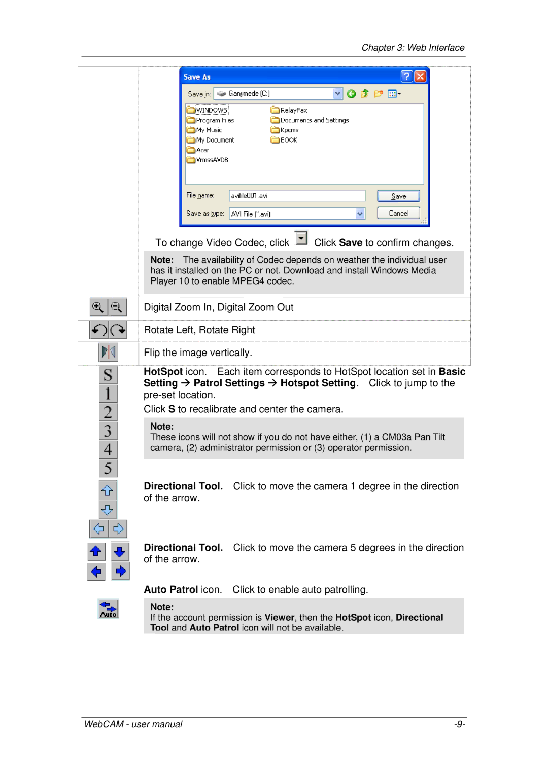 3Com iCV-01a, iCV-08, iCV-03a user manual Web Interface 