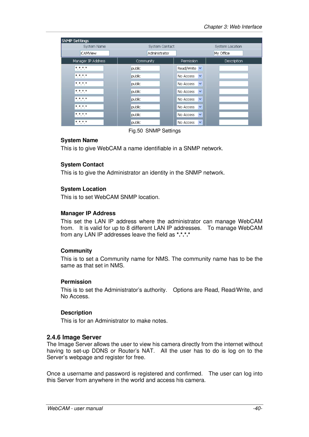 3Com iCV-08, iCV-01a, iCV-03a user manual Image Server 