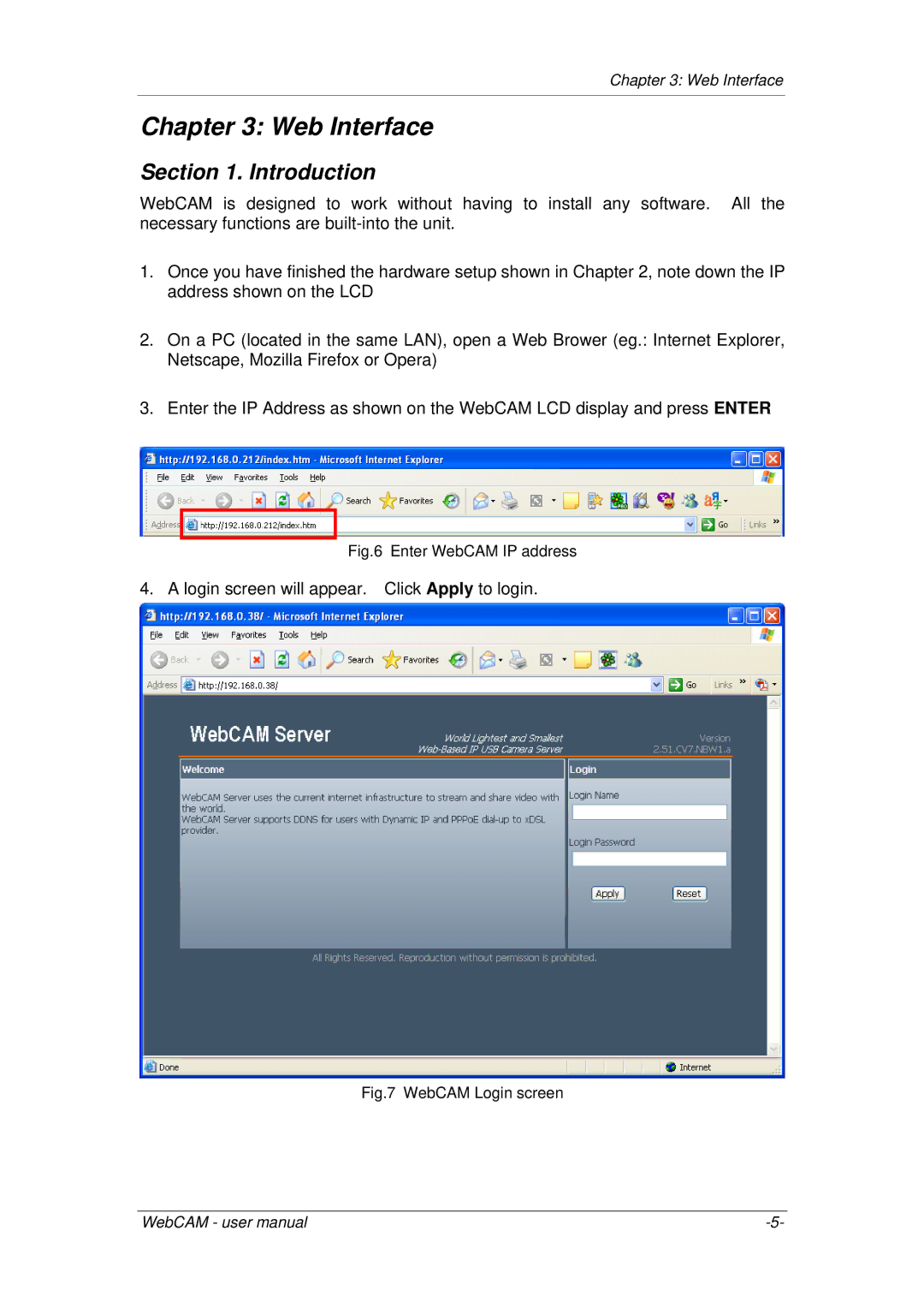 3Com iCV-03a, iCV-01a, iCV-08 user manual Web Interface, Introduction 