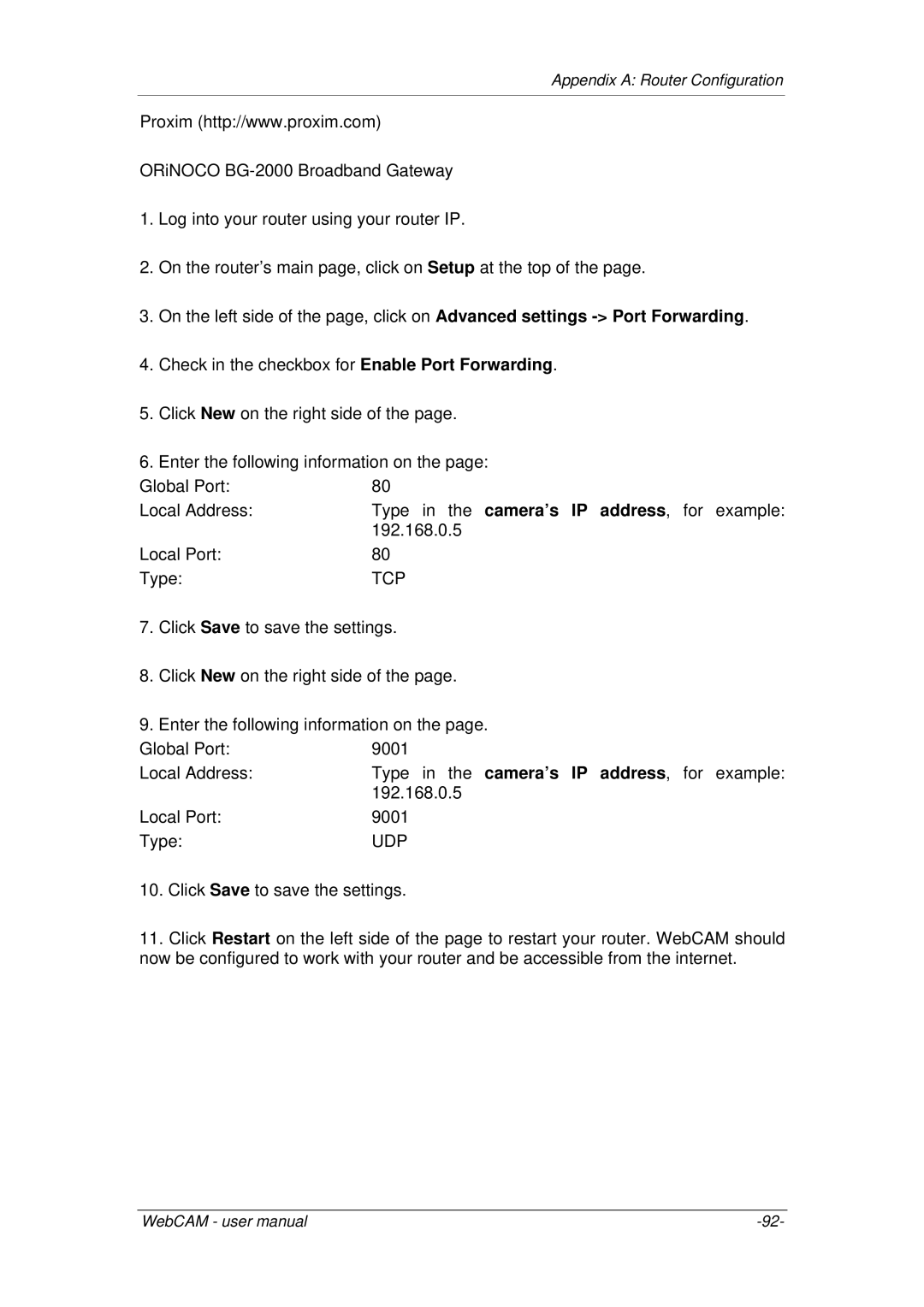 3Com iCV-03a, iCV-01a, iCV-08 user manual Tcp 