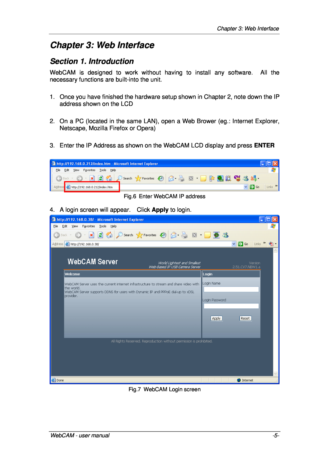3Com iCV-03a, iCV-01a, iCV-08 user manual Web Interface, Introduction 