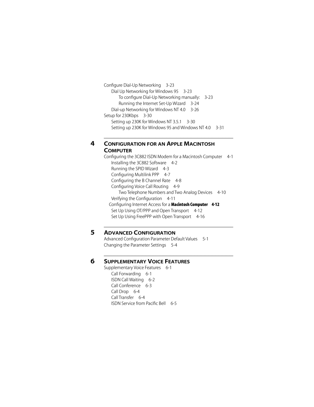 3Com ISDN Modem manual Configuration for AN Apple Macintosh Computer, Call Forwarding 