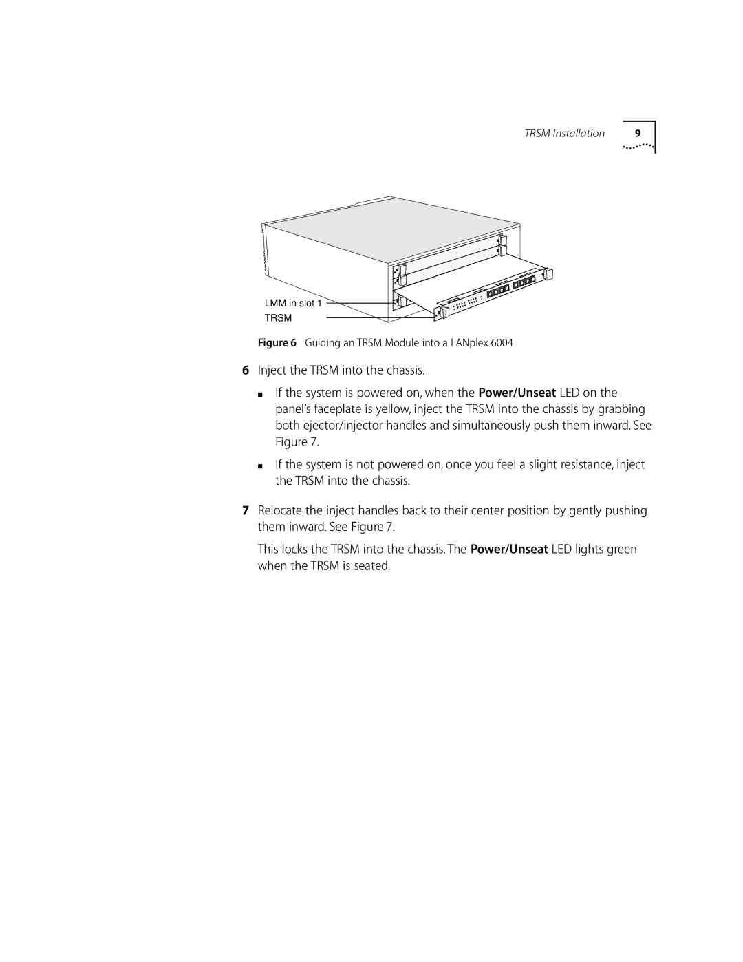 3Com LANplex 6000 manual Trsm 