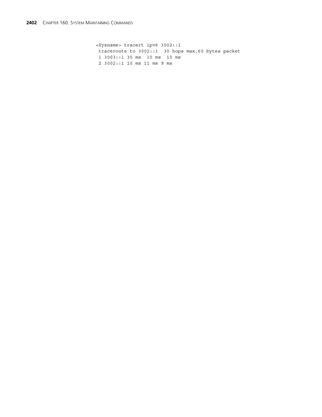 3Com MSR 30, MSR 50 manual System Maintaining Commands 