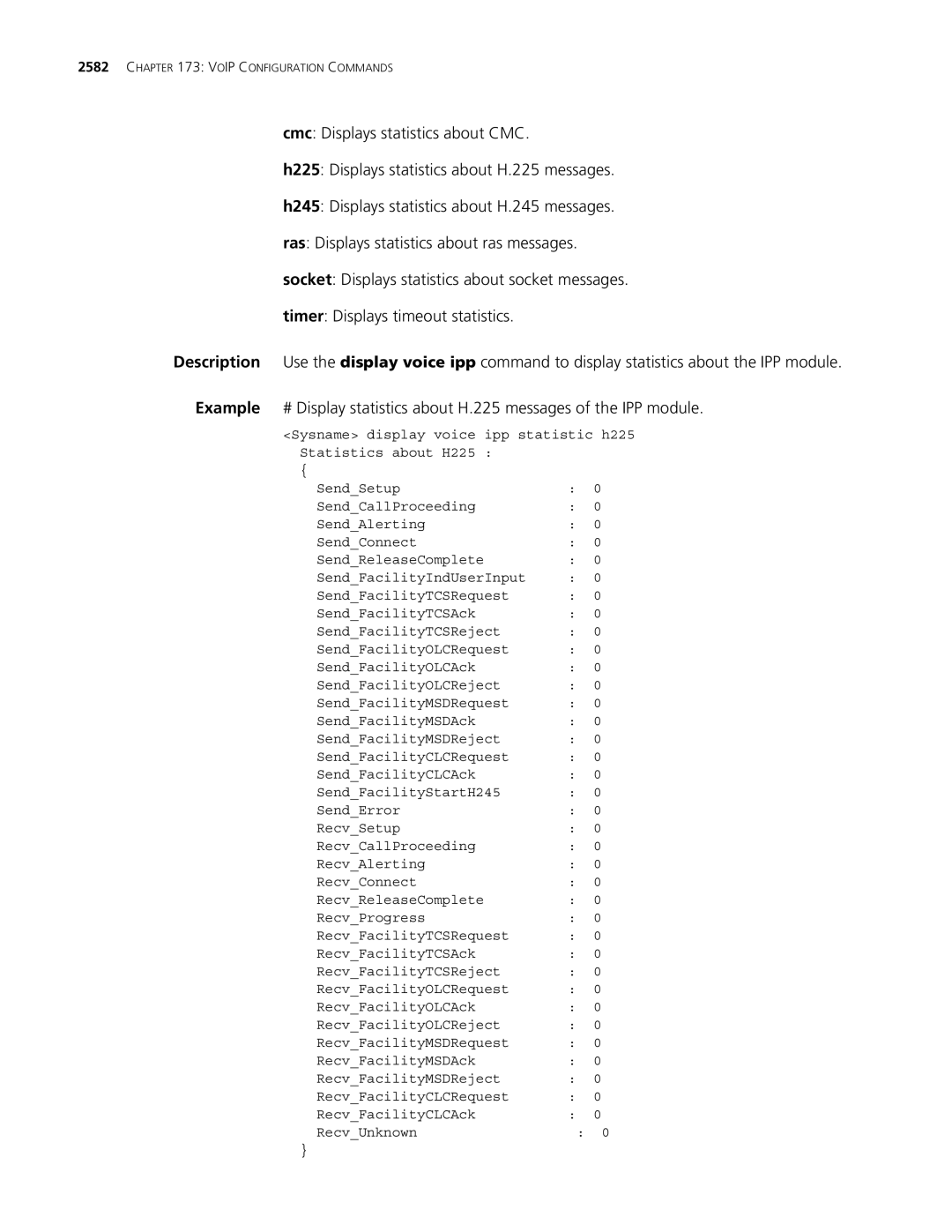 3Com MSR 30, MSR 50 manual Voip Configuration Commands 