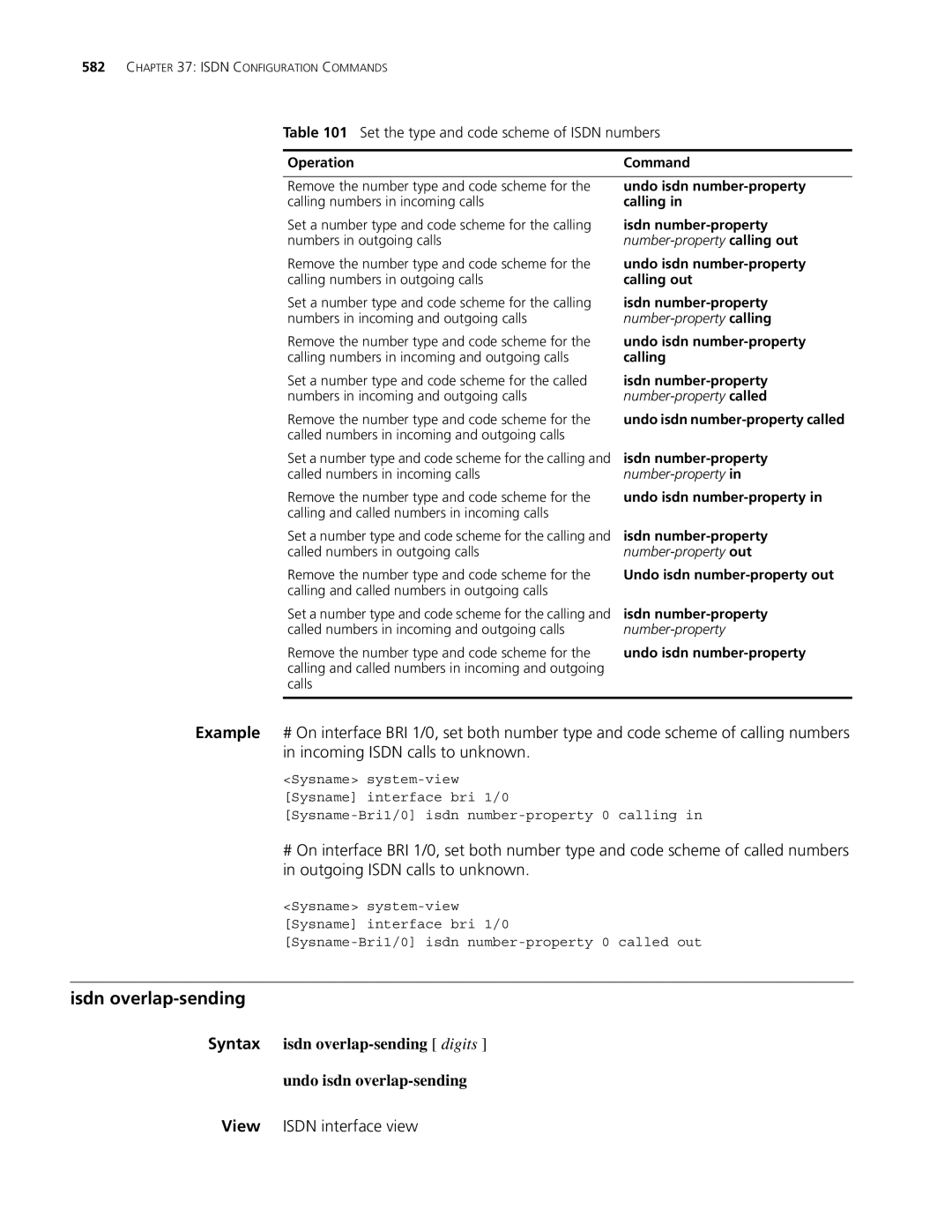 3Com MSR 30, MSR 50 manual Isdn overlap-sending, Calls 