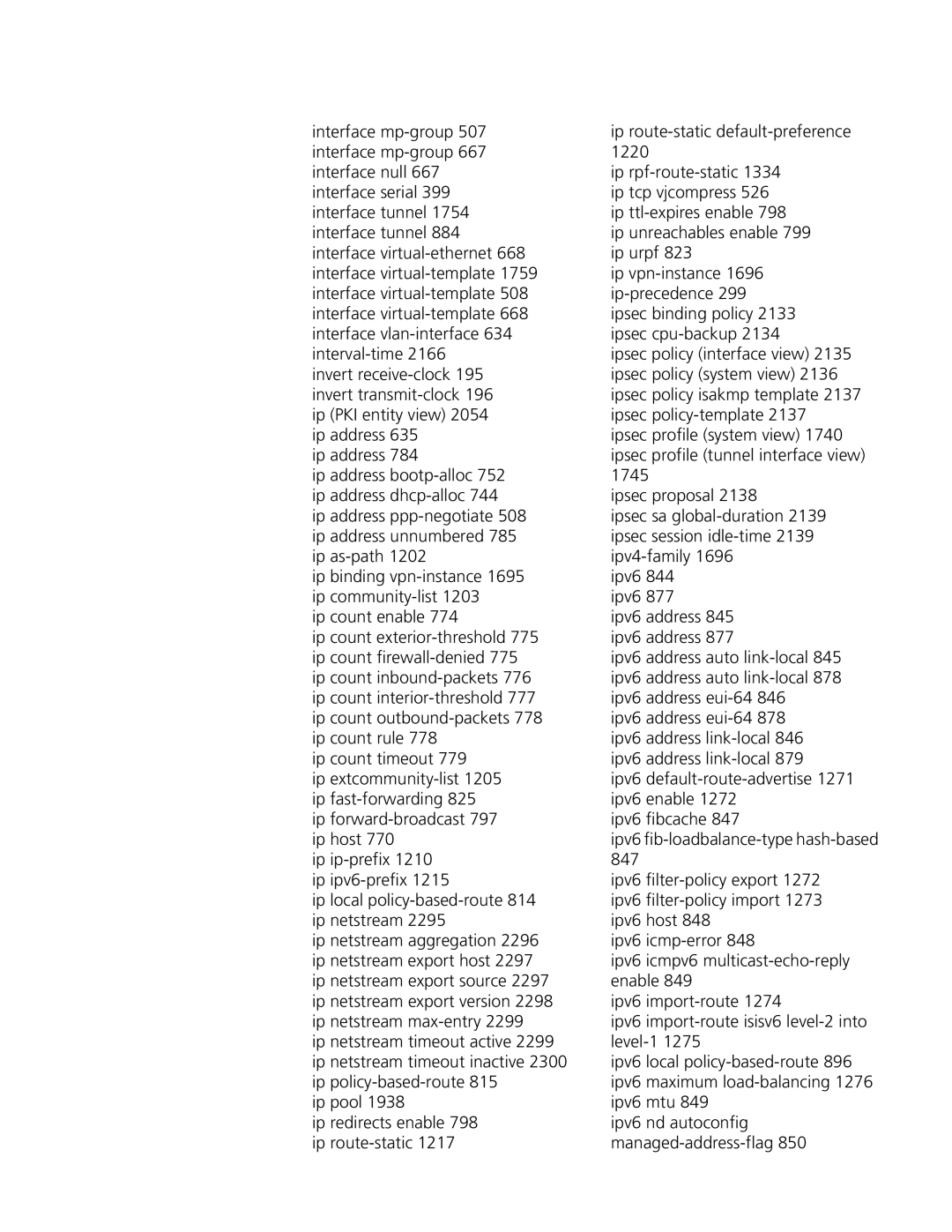 3Com MSR 50, MSR 30 manual Ipv6 nd autoconfig managed-address-flag 