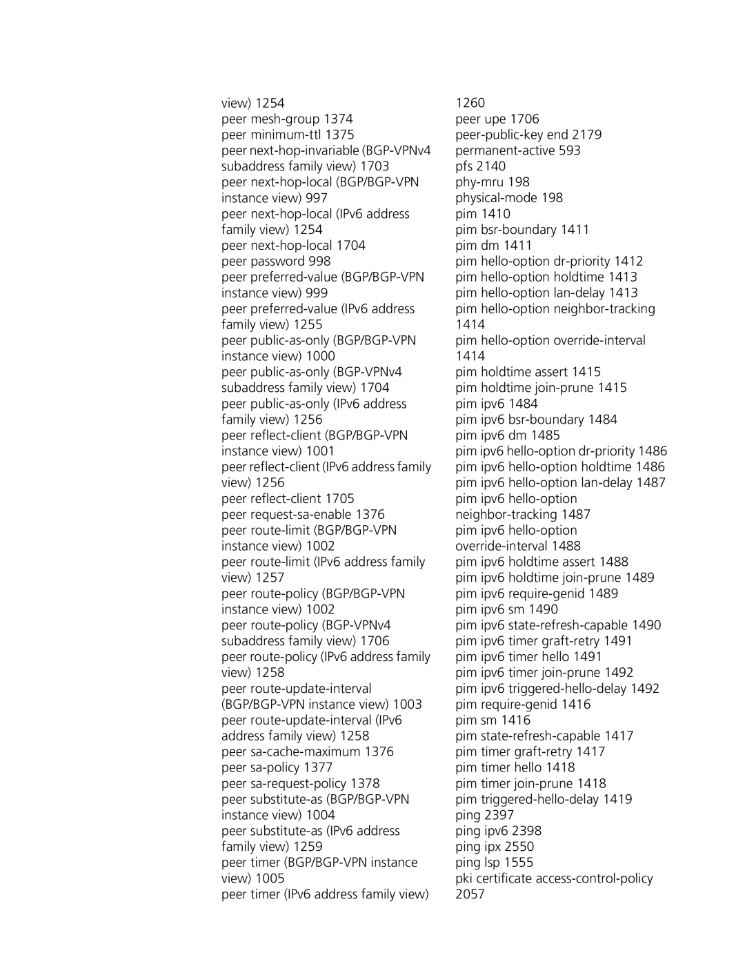 3Com MSR 30, MSR 50 manual Peer next-hop-localBGP/BGP-VPN instance view, Peer preferred-valueBGP/BGP-VPN instance view 