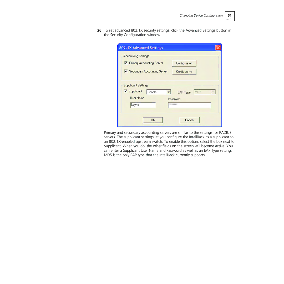 3Com NJ220 manual Changing Device Configuration 