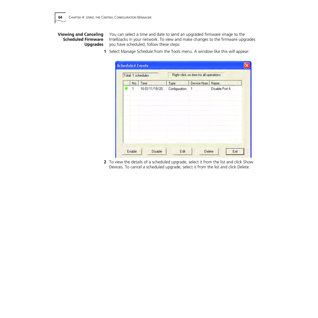 3Com NJ220 manual Using the Central Configuration Manager 