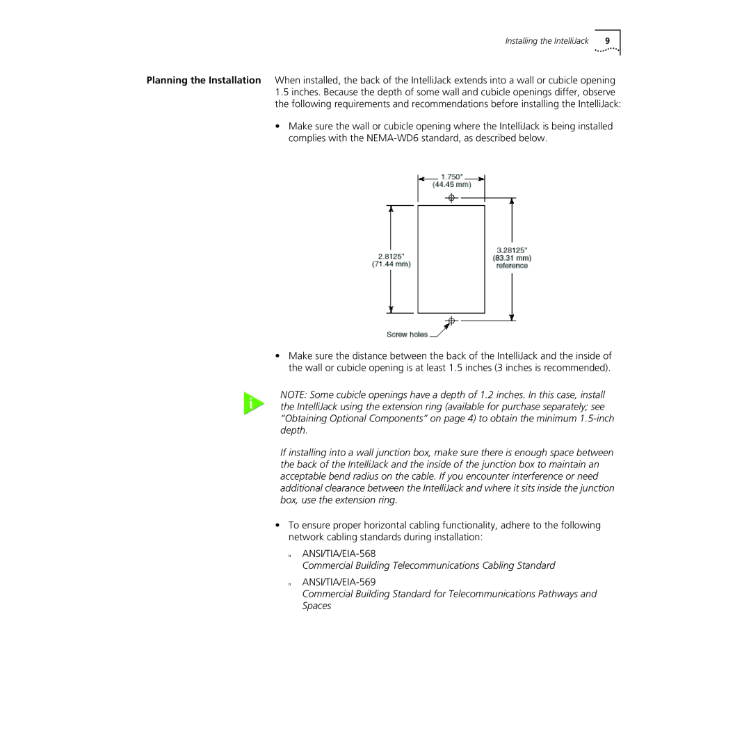 3Com NJ220 manual n ANSI/TIA/EIA-568, Commercial Building Telecommunications Cabling Standard 