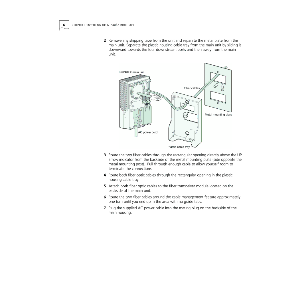 3Com manual Installing the NJ240FX Intellijack 