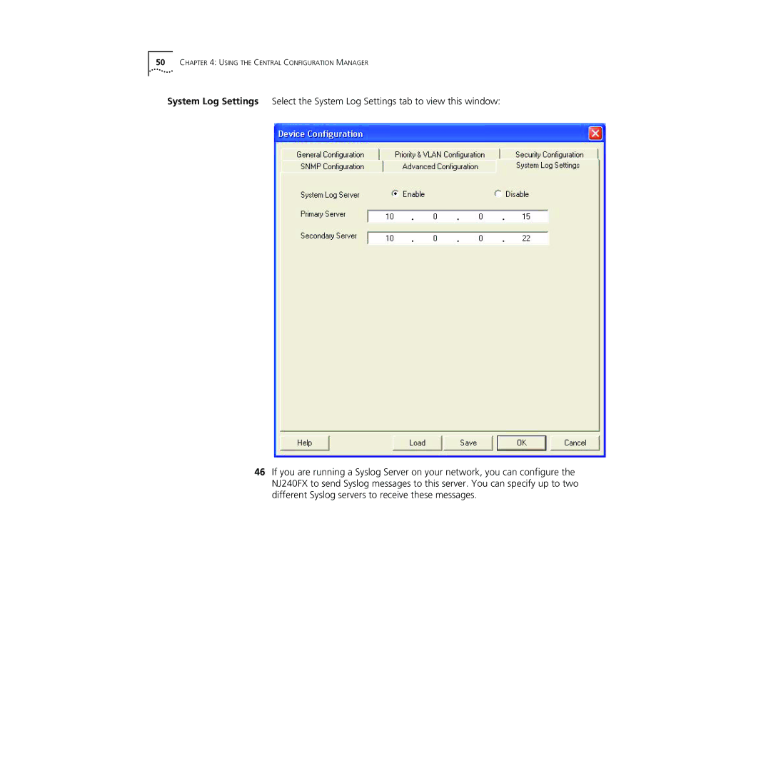 3Com NJ240FX manual Using the Central Configuration Manager 