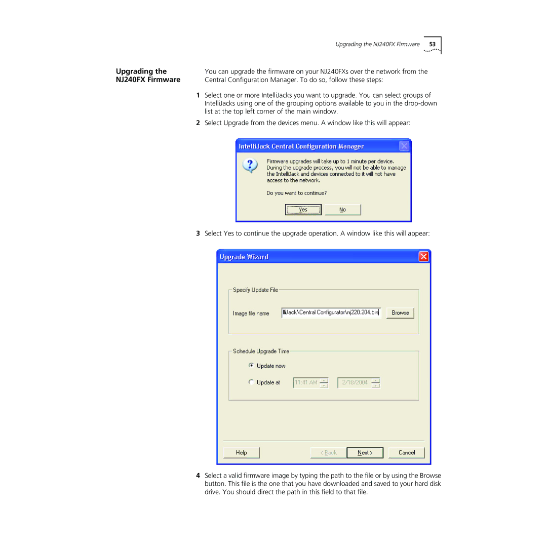 3Com manual Upgrading, NJ240FX Firmware 