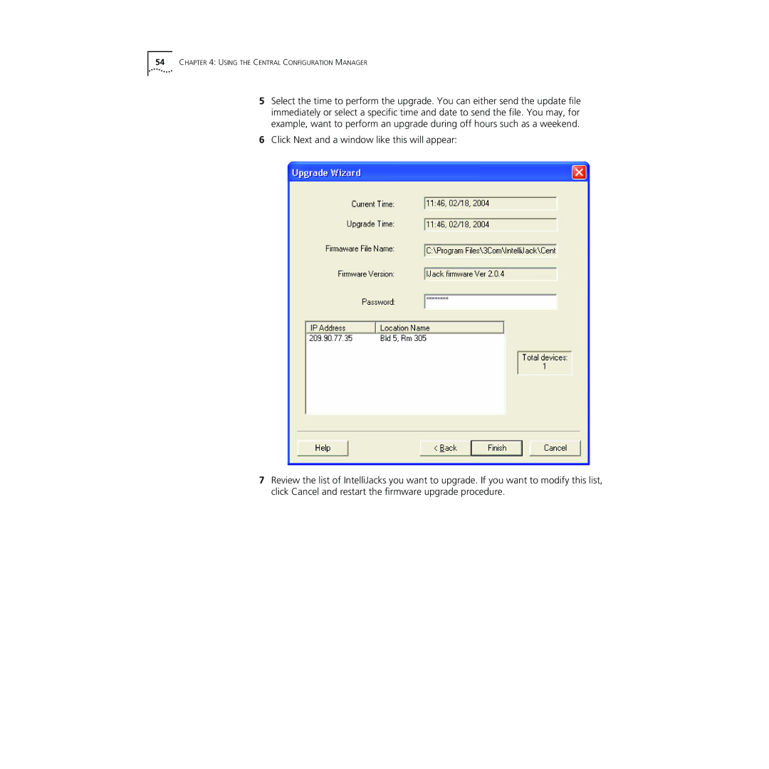 3Com NJ240FX manual Using the Central Configuration Manager 