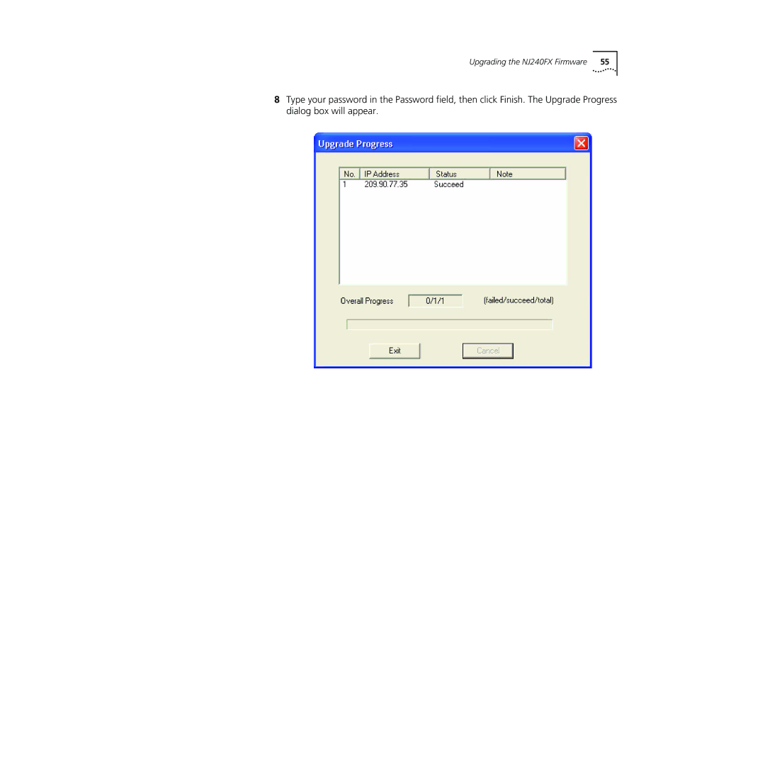 3Com manual Upgrading the NJ240FX Firmware 