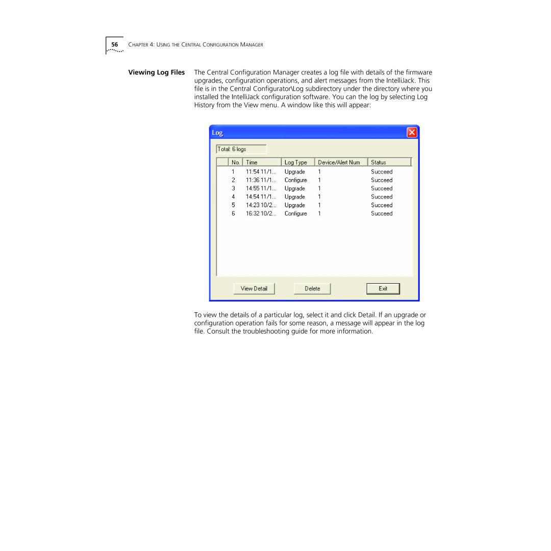 3Com NJ240FX manual Using The Central Configuration Manager 