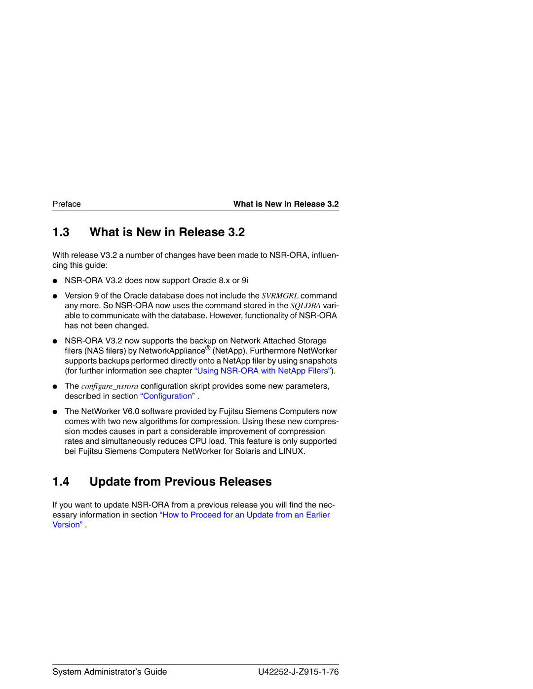 3Com NSR-ORA V3.2 manual What is New in Release, Update from Previous Releases, Preface 