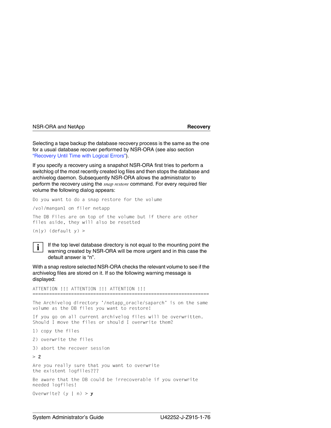 3Com NSR-ORA V3.2 manual NSR-ORA and NetApp 