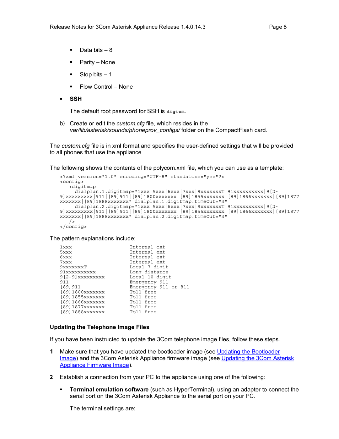 3Com Oven manual Updating the Telephone Image Files 