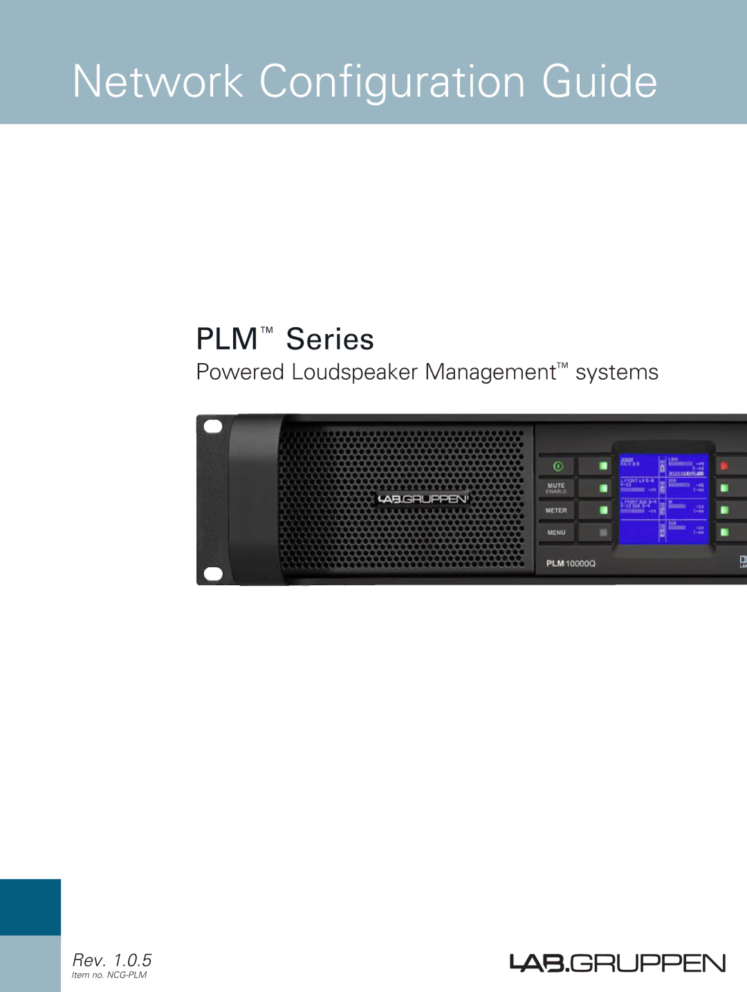 3Com NCG-PLM, PLM Series manual Network Configuration Guide 